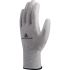 Delta Plus VE702PESD White Carbon Fibre, Polyester Abrasion Resistant, Cut Resistant, Tear Resistant Work Gloves, Size