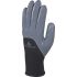 Delta Plus VE715GR Black, Grey Polyester Abrasion Resistant, Cut Resistant, Tear Resistant Work Gloves, Size 7, Small,