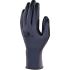Delta Plus VE722 Black, Grey Polyester Abrasion Resistant, Cut Resistant, Tear Resistant Work Gloves, Size 7, Small,