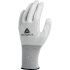 Delta Plus VV712BC Grey, White Polyamide Abrasion Resistant, Cut Resistant, Puncture Resistant Work Gloves, Size 6,
