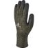 Delta Plus ATONVV731 Black Polycotton Cut Resistant Work Gloves, Size 8, Latex Coating