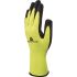 Delta Plus APOLLONVV733 Fluorescent yellow-Black Polyester Breathable Work Gloves, Size 7, Latex Coating