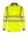 Beeswift反光安全polo衫, 长袖, 黄色, 尺寸 (UK) L 男女通用