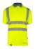 Beeswift EWCPKSS Yellow Unisex Hi Vis Polo Shirt, XL