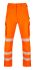 Pantalones de alta visibilidad Beeswift, talla 28plg, de color Naranja, Cómodo, Flexible