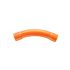 Clipsal Electrical Inspection Bend, Conduit Fitting, 32mm Nominal Size, 32mm, PVC, Orange