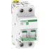 Clipsal Electrical MAX9 MX9MC MCB, 2P, 50A, 415V AC, 6000 A Breaking Capacity