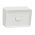 Clipsal Electrical White Rocker Switch, 1/2-Way Way, 1 Gang, Iconic