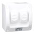 Clipsal Electrical White Series WS Fan Isolator Switch, 250V, IP66