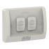 Clipsal Electrical White Series WSF Fan Isolator Switch, 250V, IP66