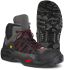 Ejendals 1625 Black ESD Safe Aluminium Toe Capped Unisex Ankle Safety Boots, UK 3, EU 36