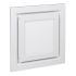 Clipsal Electrical CEF30L-WE CEF Square Extractor Fan, 200m³/h