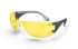 Moldex ADAPT Anti-Mist UV Safety Glasses, Yellow Polycarbonate Lens
