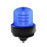 Jeladó Kék, Villogó, stabil, LED, Aljzatra szerelt rögzítésű, 100 → 240 V AC