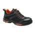 Portwest FC61 Unisex Black Composite Toe Capped Safety Shoes, UK 10, EU 44