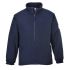Portwest FR30 Unisex Fleece-Jacke, 1 % Kohlenstofffaser, 60 % Modacryl, Baumwolle Marineblau, Größe M