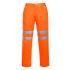 Portwest RT45 Orange Stain Resistant Hi Vis Trousers, 40 → 41in Waist Size