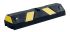 Viso Black & Yellow Rubber Safety Barrier, Black, Yellow Tape