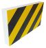 Viso Black & Yellow NBR Foam Safety Barrier, Black, Yellow Tape