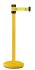 Viso Yellow Steel Safety Barrier, 2m, Yellow Tape
