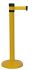 Viso Yellow Steel Safety Barrier, 4m, Yellow Tape