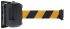 Viso Black & Yellow Polyester Safety Barrier, 2m, Black, Yellow Tape