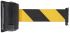 Viso Sicherheitsbarriere Polyester Schwarz, Gelb Sicherheits-Absperrung L.Band 4m