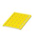 Phoenix Contact UC-WMC Clip On Cable Marker, Yellow, Pre-printed "None", 1.9 → 3.1mm Cable, for BLUEMARK ID,