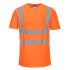 Portwest S179 Orange Unisex Hi Vis T-Shirt, 2XL