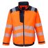 Portwest T500 Orange/Navy Unisex Hi Vis Jacket, M