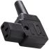 RS PRO C13 Right Angle Cable Mount IEC Connector Socket, 10A, 250 V