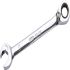 SAM Ratchet Combination Spanner, 236 mm Overall, 18mm Jaw Capacity