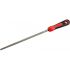SAM 365mm, Rasp Cut, Round Engineers File With Soft-Grip Handle