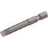 SAM Flat Screwdriver Bit, 5.5 mm Tip, 1/4 in Drive, Slotted Drive, 49 mm Overall