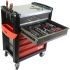 SAM 6 drawer Foam Wheeled Tool Trolley, 1.1m x 800mm x 600mm