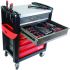 SAM 6 drawer Foam Wheeled Tool Trolley, 1.1m x 800mm x 600mm