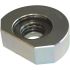 SAM Steel Hex Half Nut and Washers, 1 Pieces