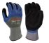 KYORENE 01-109 Black, Blue, Grey Graphene, Nylon Thermal Gloves, Size 10, XL, Nitrile Micro-Foam Coating