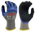 KYORENE 01-109 Black, Blue, Grey Graphene, Nylon Thermal Gloves, Size 6, XS, Nitrile Micro-Foam Coating