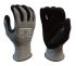 KYORENE K01-903R Black, Grey Graphene, Nylon Cut Resistant Gloves, Size 10, XL, Nitrile Micro-Foam Coating