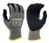 KYORENE K01-903R Black, Grey Graphene, Nylon Cut Resistant Gloves, Size 8, Nitrile Micro-Foam Coating