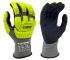 KYORENE K01-903RT Grey, Yellow Graphene, Nylon Cut Resistant Gloves, Size 6, XS, Nitrile Micro-Foam Coating