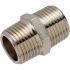 SAM Threaded Fitting, Straight Threaded Nipple, Male 3/8in to Male 3/8in