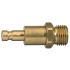 Legris Nickel Plated Brass Male Pneumatic Quick Connect Coupling, G 1/8 Male Male Thread
