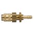 Legris Nickel Plated Brass Female Pneumatic Quick Connect Coupling, 16mm Female Thread