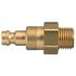 Legris Nickel Plated Brass Female Pneumatic Quick Connect Coupling, BSPP 1/4 in Male Female Thread