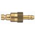Legris Nickel Plated Brass Female Pneumatic Quick Connect Coupling, Female Thread