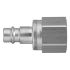 Legris Stainless Steel Female Pneumatic Quick Connect Coupling, BSPP 1/8 in Female Female Thread
