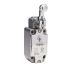 IDEM HLM-SS Series Short Roller Lever Safety Limit Switch, 2NC, 2NO, IP67, IP69K, 2NO/2NC, Stainless Steel Housing,