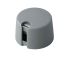 OKW 24mm Grey Potentiometer Knob for 6mm Shaft Round Shaft, A1024068